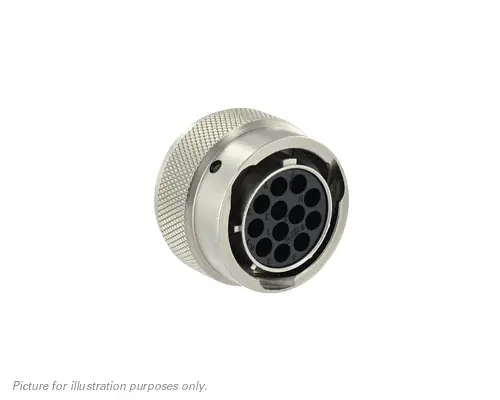 Produktfoto 1 von Souriau Sunbank by Eaton, UTO MIL-Spec Rundsteckverbinder Gerade, 12-polig, 500V, Kabel, Gehäuse 14 Stecker,