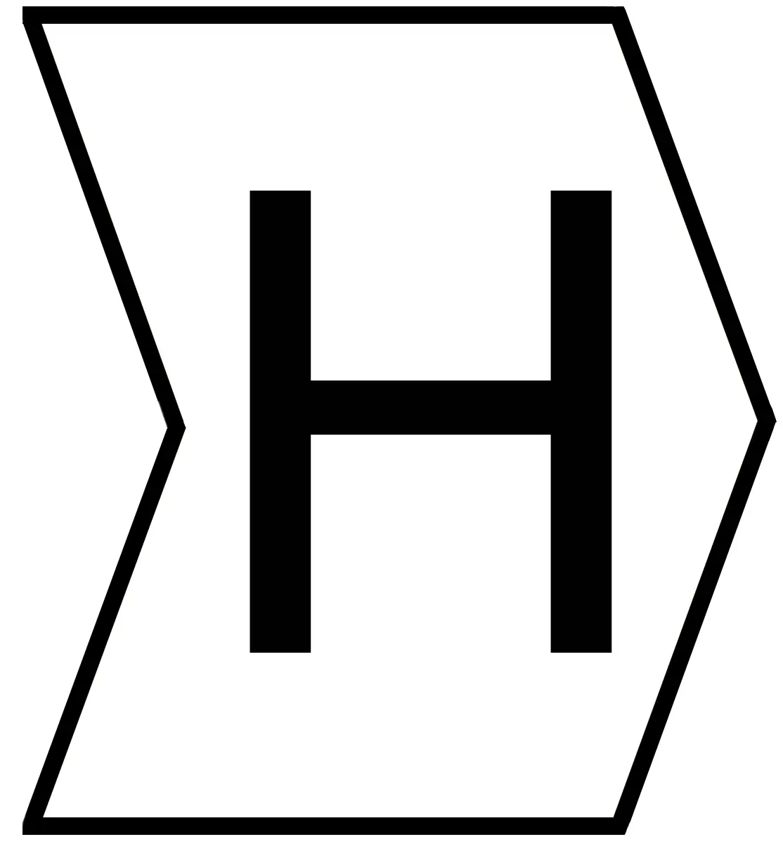 Produktfoto 1 von HellermannTyton Helagrip Kabelmarkierung Aufschiebbar, Beschriftung: H, Schwarz Weiß, Ø 2 mm - 5 mm, 3.5 mm x 4.3mm