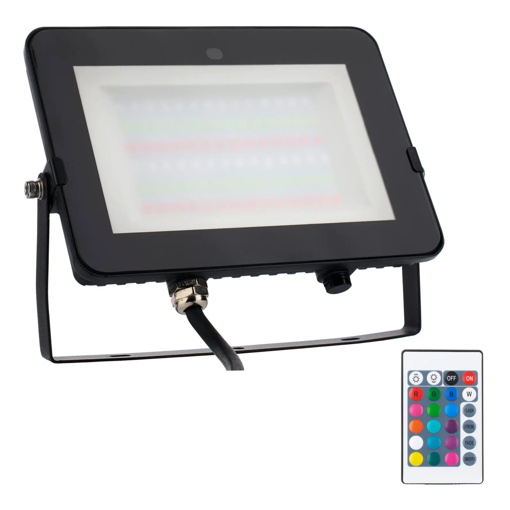 LED Floodlight RGBW Basic 50W + Remote