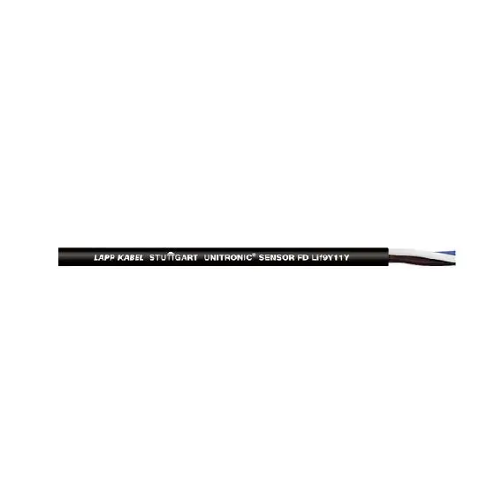 Produktfoto 1 von Lapp UNITRONIC SENSOR FD Lif9Y11Y Steuerkabel, 3-adrig x 0.34 mm² 22 AWG Ungeschirmt Schwarz, 50 m, Polyurethan