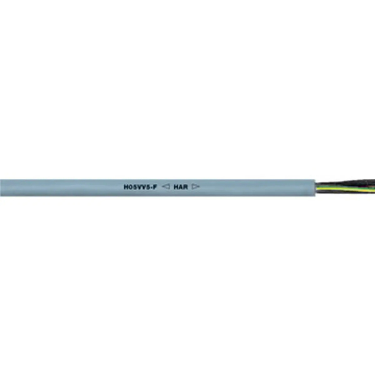 Produktfoto 1 von Lapp H05VV-F Netzkabel, 5-adrig Grau, 100 m, Polyvinylchlorid 70 °C