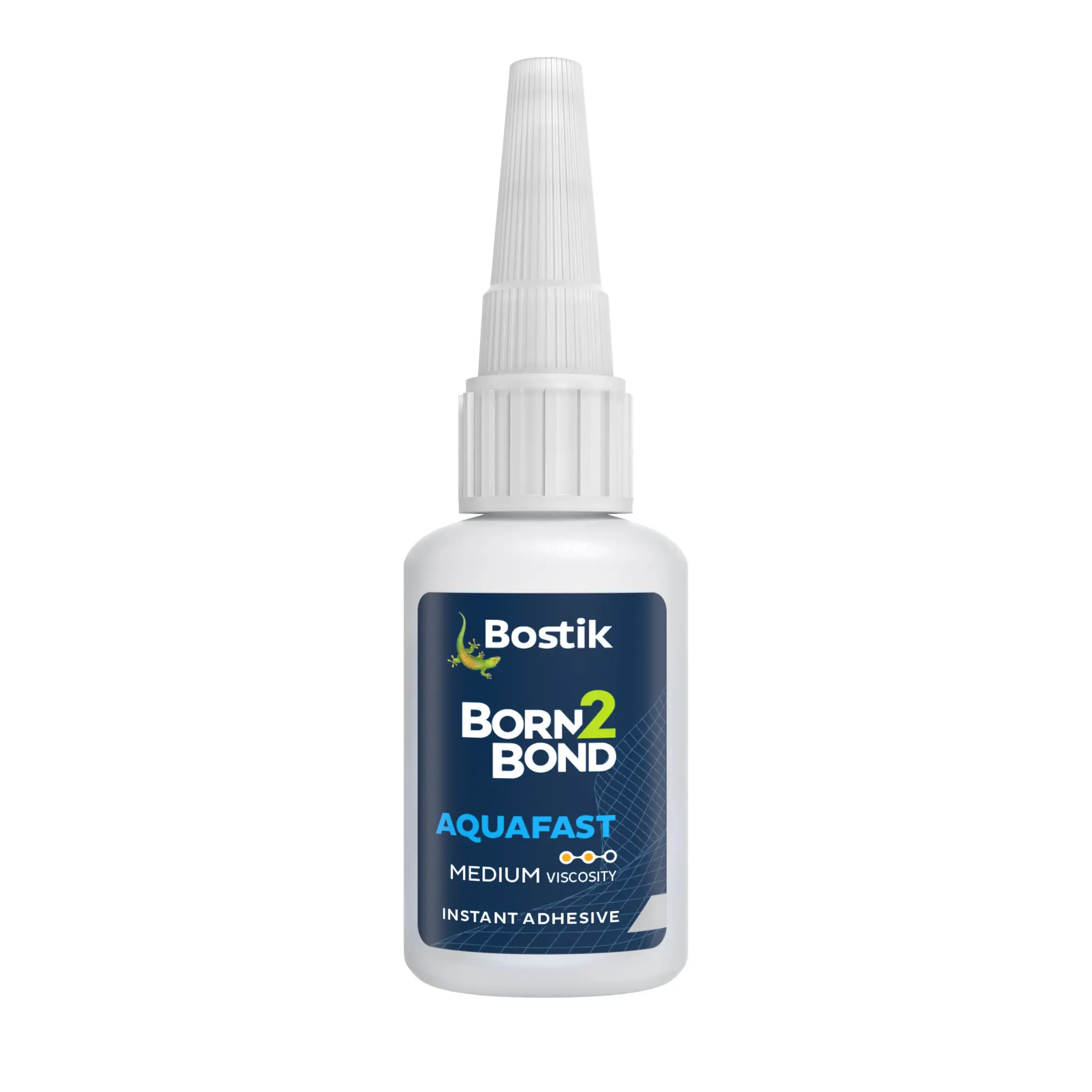 Produktfoto 1 von Bostik Born2Bond Cyanacrylat-Klebstoff Cyanacrylat Gel Klar, Flasche 20 g