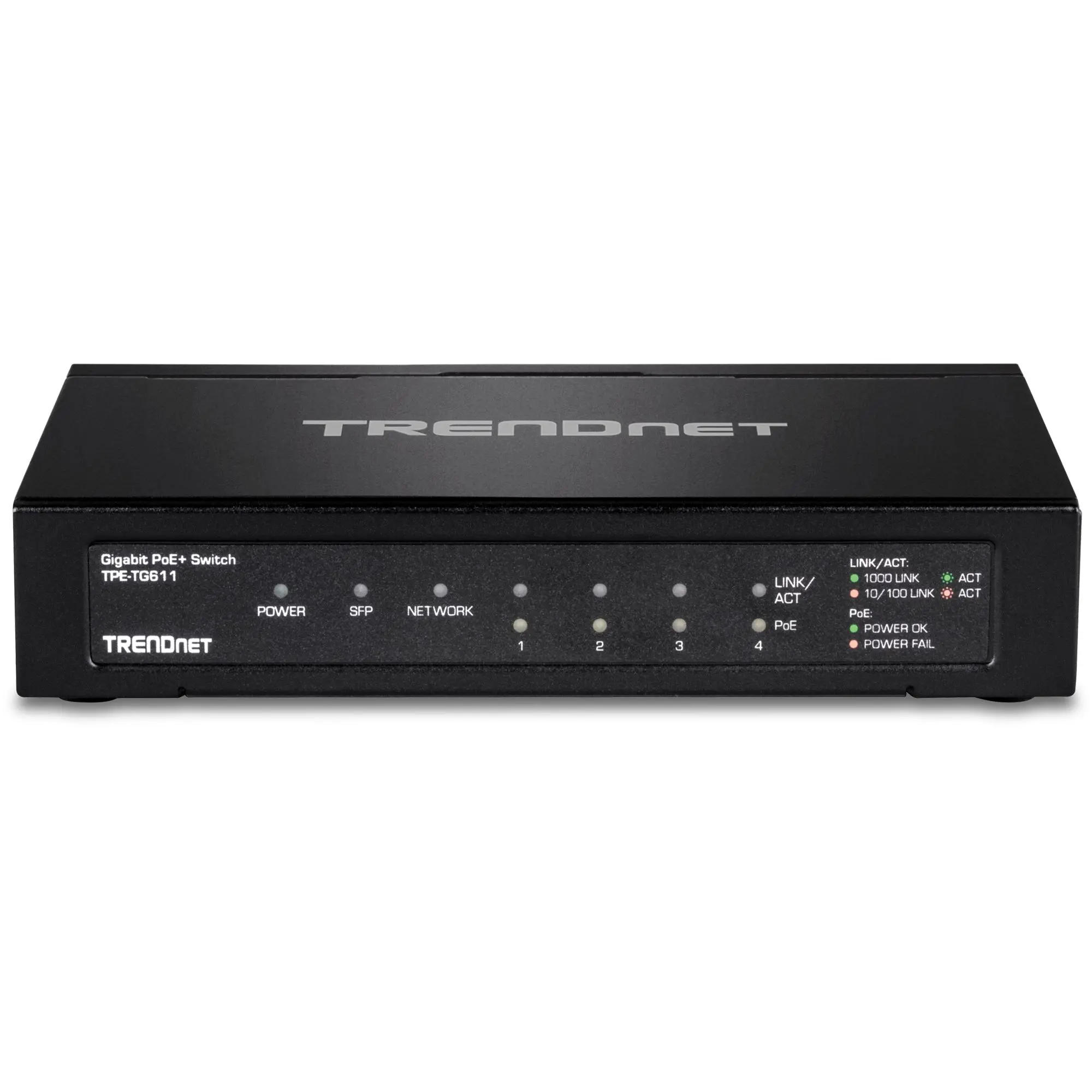 Produktfoto 1 von 6-Port Gigabit PoE+ Switch