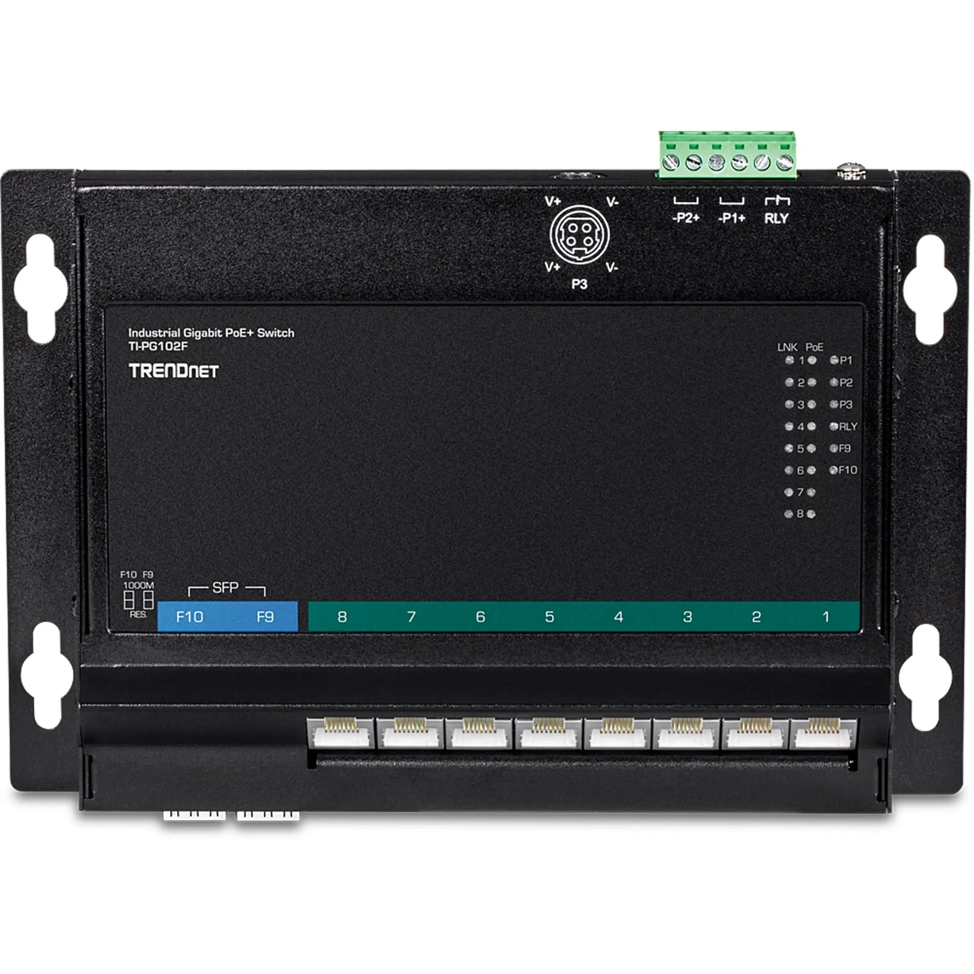 Produktfoto 1 von 10-Port Industrial Gigabit PoE