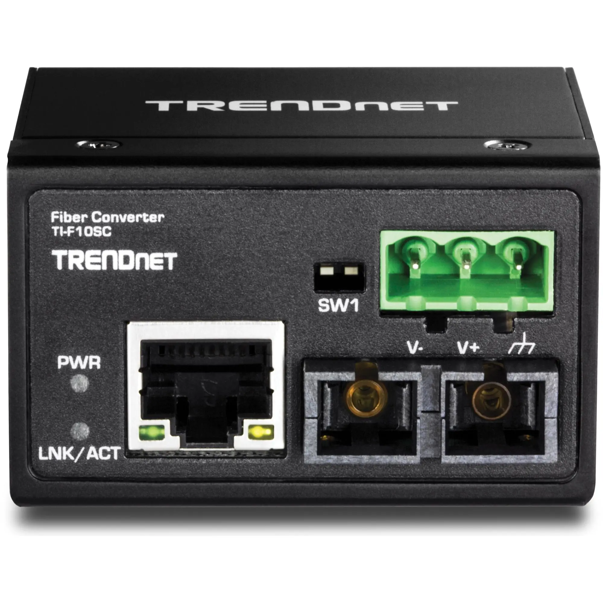 Produktfoto 1 von Trendnet Ethernet-Medienkonverter 100Mbps, Multimodus, Multimodus 2 km 200 Mbps, Anschluss: 3-polige Klemmleiste, 1 x