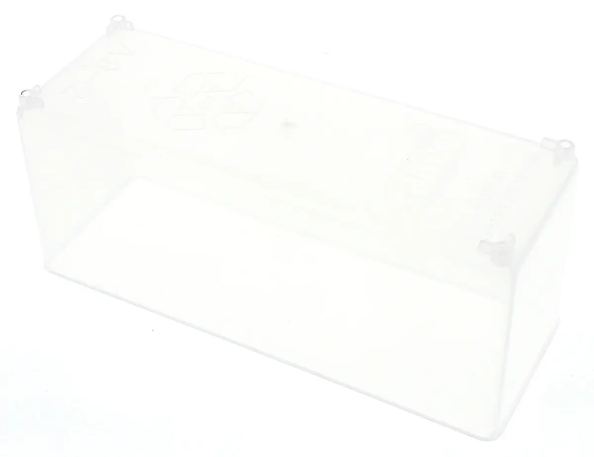 Produktfoto 1 von Raaco Kleinteilebox, Polypropylen Klar, 1 Fächer, 47 mm x 39 mm x 109 mm