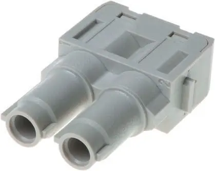 Produktfoto 1 von HARTING Han-Modular Robustes Power Steckverbinder-Modul, 2-polig 70A Buchse, Steckverbindermodul