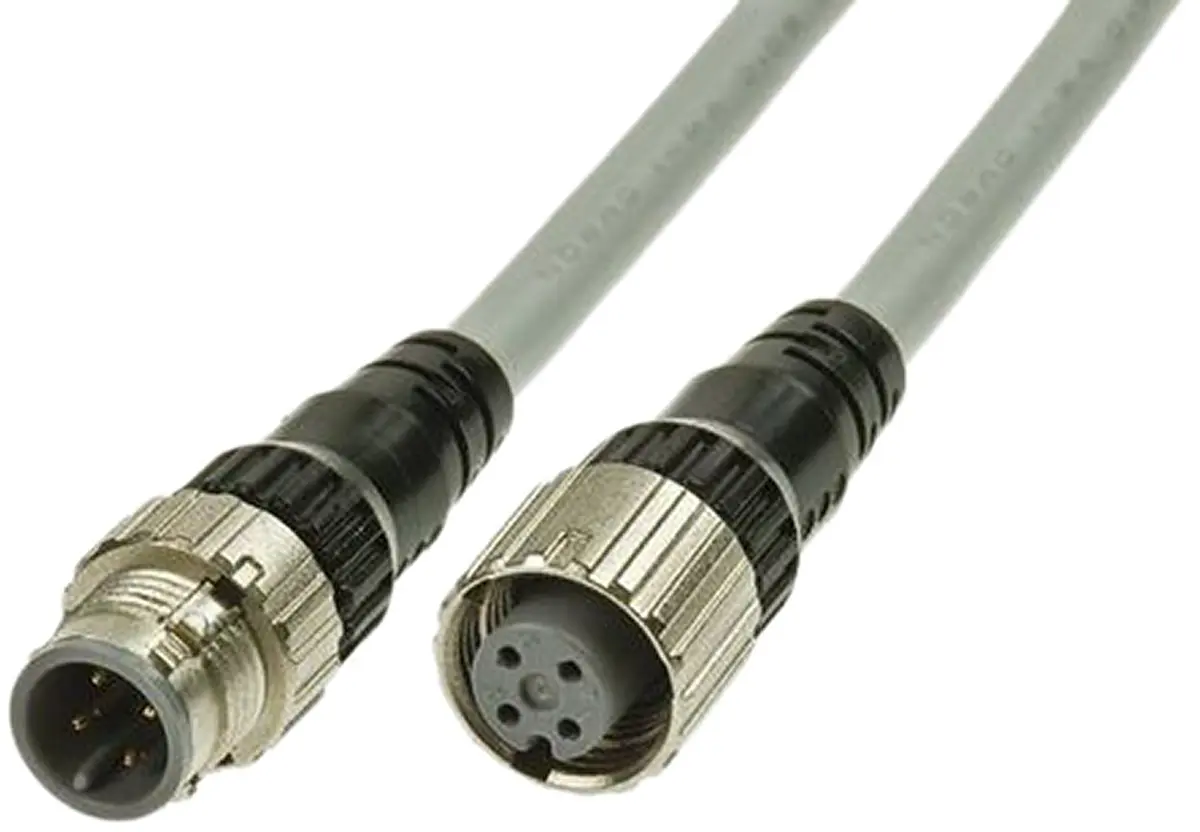 Produktfoto 1 von Omron XS5, 4-polig Sensor-Betätigungselementkabel, Gerade Stecker / Gerade Buchse