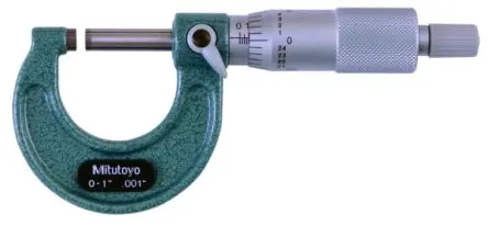 Produktfoto 1 von Mitutoyo Außen- Mikrometer Zoll, 0 mm bis 25.4 mm / ±0.0001 mm