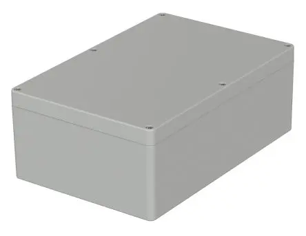 Produktfoto 1 von Bopla Euromas; Gehäuse; Polycarbonat; Hellgrau; IK07 IP66 Breite 160 mm Höhe 90 mm Länge 240 mm