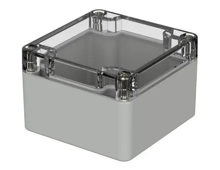 Produktfoto 1 von Bopla Euromas; Gehäuse; Polycarbonat; Hellgrau; IK07 IP66 Breite 80 mm Höhe 55 mm Länge 82 mm