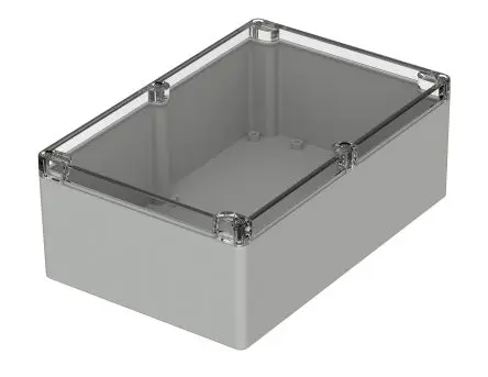 Produktfoto 1 von Bopla Euromas; Gehäuse; Polycarbonat; Hellgrau; IK07 IP65 Breite 160.3 mm Höhe 90 mm Länge 240.3 mm