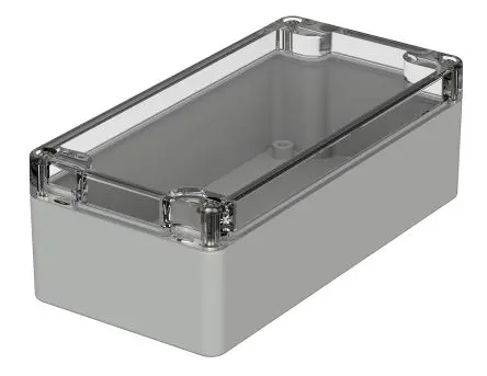 Produktfoto 1 von Bopla Euromas; Gehäuse; Polycarbonat; Hellgrau; IK07 IP66 Breite 80 mm Höhe 55 mm Länge 160 mm