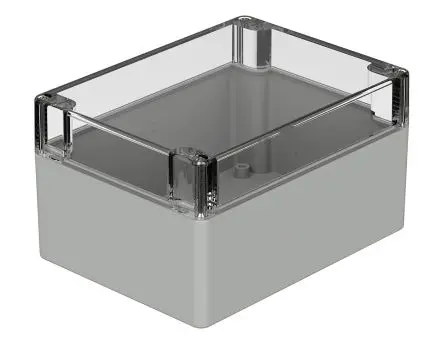 Produktfoto 1 von Bopla Euromas; Gehäuse; Polycarbonat; Hellgrau; IK07 IP66 Breite 120 mm Höhe 90 mm Länge 160 mm