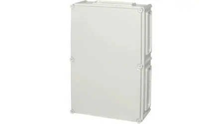 Produktfoto 1 von Fibox EK; Gehäuse; Polycarbonat; Grau Geflanscht; IK08 IP66, IP67 Breite 380 mm Höhe 180 mm Länge 560 mm