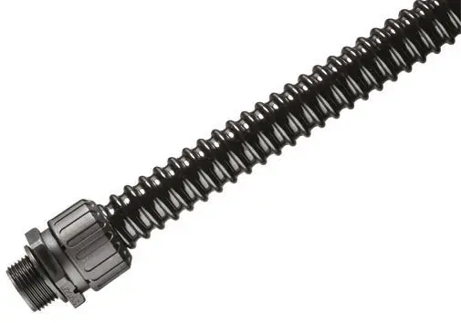 Produktfoto 1 von Adaptaflex XF Xtraflex Leerrohr PVC, Ø 16mm nom., Extra flexibel, Schwarz A ø 16.5mm I ø 12mm x 30m IP65