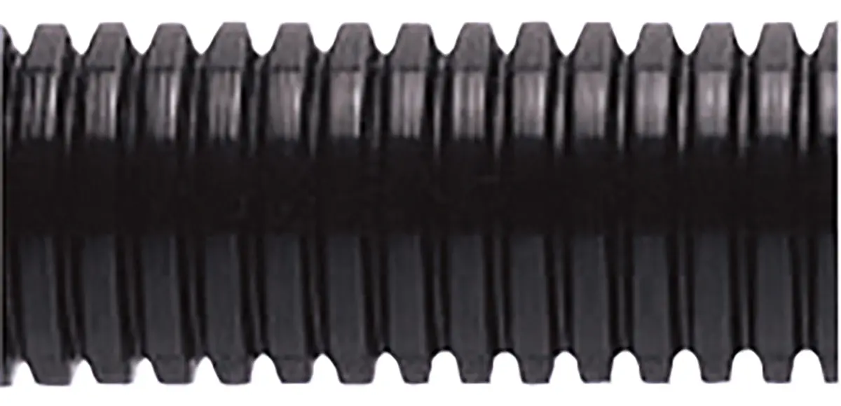 Produktfoto 1 von Adaptaflex PAFS Leerrohr Polyamid, Ø 25mm nom. flexibel, Schwarz A ø 28.5mm I ø 22.6mm x 10m , mit IP-Schutzklasse