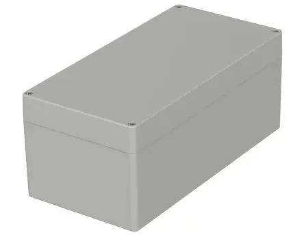 Produktfoto 1 von Bopla Euromas; Gehäuse; ABS; Grau Geflanscht IP66 Breite 120 mm Höhe 100.5 mm Länge 240.5 mm