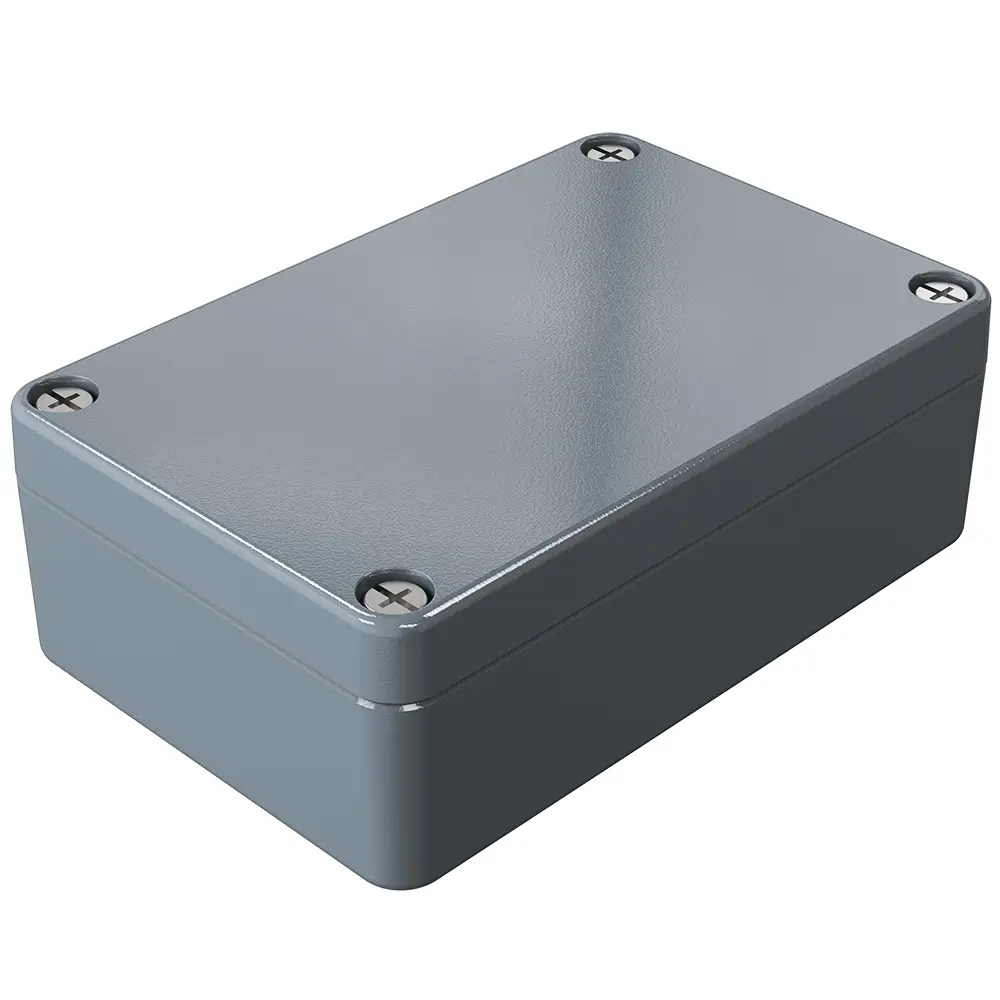 Rose Aluminium Standard; Gehäuse; Aluminiumdruckguss; Grau; IK09 IP66 Breite 64 mm Höhe 98 mm Länge 98 mm