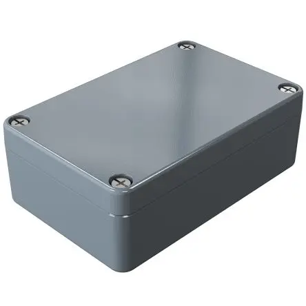 Rose Aluminium Standard; Gehäuse; Aluminiumdruckguss; Grau; IK09 IP66 Breite 64 mm Höhe 98 mm Länge 98 mm