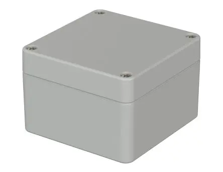 Produktfoto 1 von Bopla Euromas; Gehäuse; ABS; Grau Geflanscht IP66 Breite 80 mm Höhe 55 mm Länge 82 mm