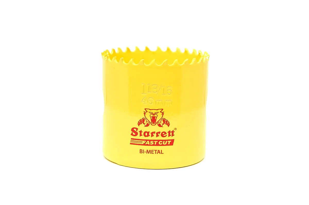 Produktfoto 1 von Starrett HSS Lochsäge , Ø 46mm 1-Stk. / Bohrtiefe 38mm