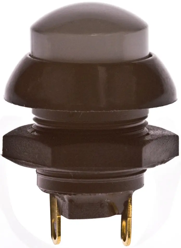 Produktfoto 1 von Otto P9 Druckschalter Grau Tastend Panel, 1-poliger Umschalter / 5 A 28 V dc 115 V ac, IP68