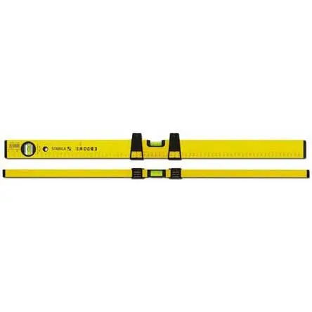 Stabila Wasserwaage, 800 mm, Rahmen Aluminium, 2 Libelle/n, ±0.5 mm/m