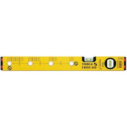 Stabila Wasserwaage, 430 mm, Rahmen Aluminium, 2 Libelle/n, ±0.5 mm/m