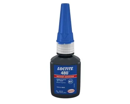 Produktfoto 1 von Loctite Loctite 480 Sekundenkleber Cyanacrylat Flüssig Schwarz, Flasche 20 g