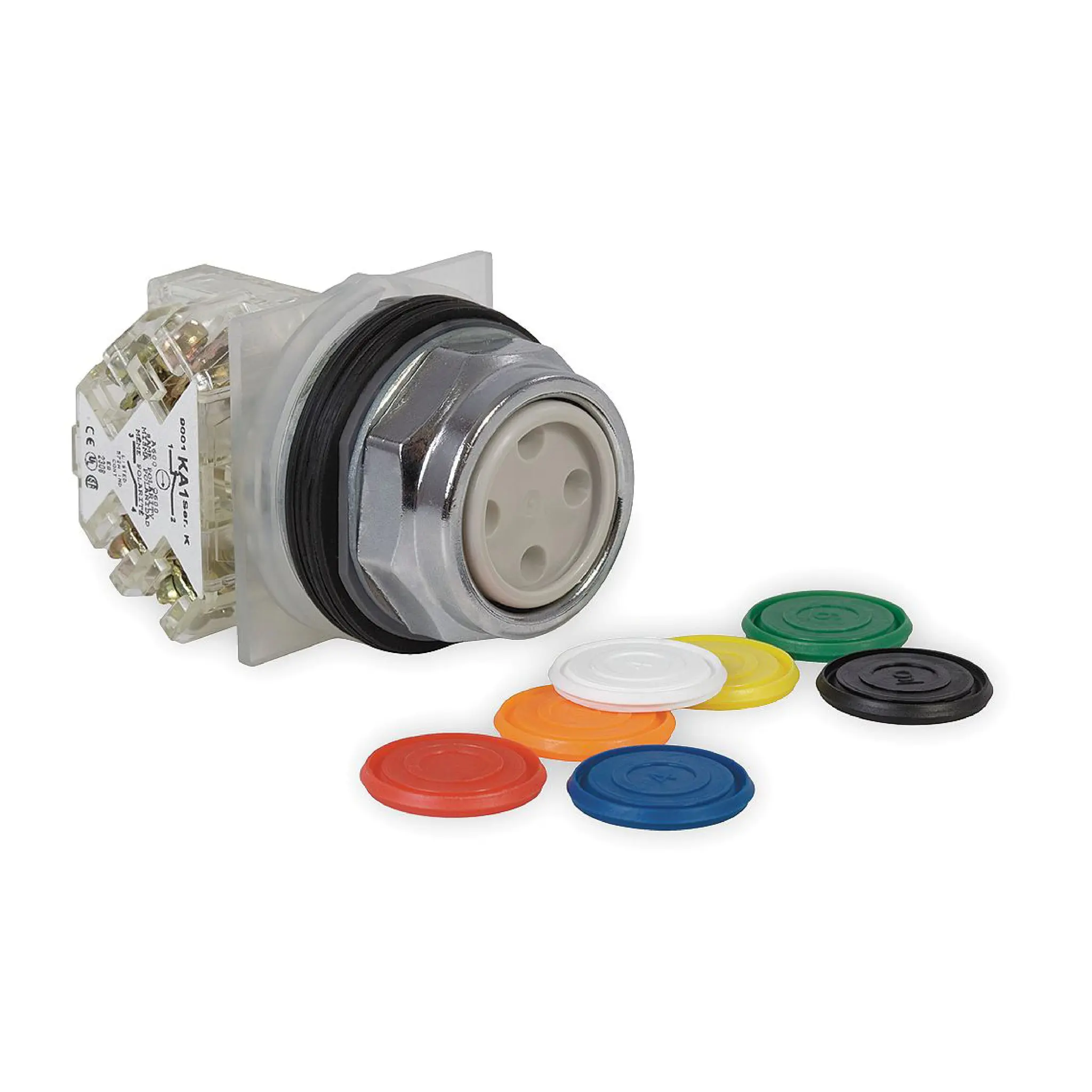 Produktfoto 1 von Schneider Electric Harmony Drucktaster Tastend, 1CO 240V ac / 3A