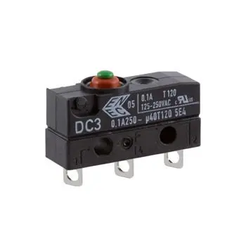 Produktfoto 1 von ZF Mikroschalter Taste-Betätiger Lot, 1-poliger Umschalter, 250 V ac, 100mA IP6K7 1.96N -40 °C - 120 °C