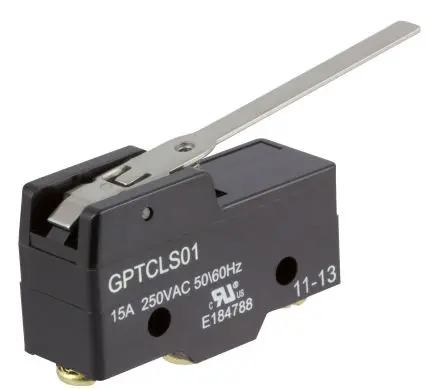 Produktfoto 1 von ZF Mikroschalter Scharnierhebel lang-Betätiger Schraube, 1-poliger Umschalter, 250 V ac, 15A 0.67N -20 °C - 85 °C