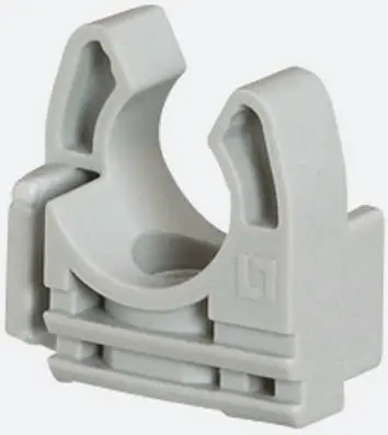 Produktfoto 1 von Legrand Kabelhalter Duct-Befestigung zum Schrauben, Kabel-Ø 16mm Grau