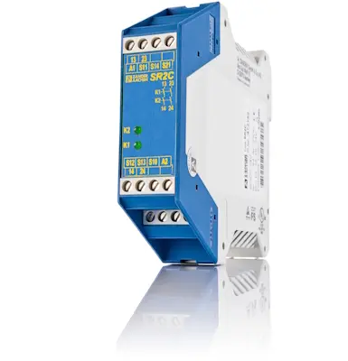 ZANDER AACHEN SR2C Sicherheitsrelais 24V 1, 2-Kanal 2 Sicherheitskontakte Sicherheitsrelais 4 ISO 13849-1 Automatisch,