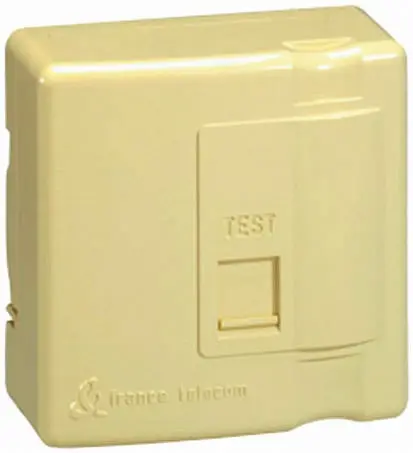 Produktfoto 1 von Legrand RJ45 Anschlussdose Abschlusseinheit, 1 x 1-fach Auslass Gerade