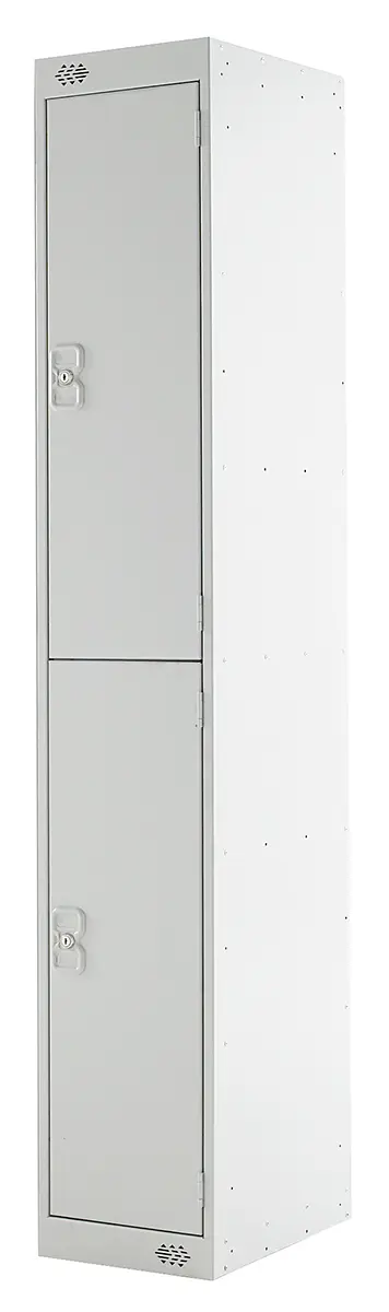 Produktfoto 1 von RS PRO Industrieschrank, Türanzahl: 2 Stahl, Grau, 1800 mm x 300 mm x 300 mm