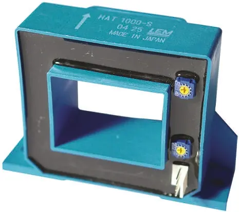 LEM HAT Stromwandler, Sammelschiene, steckbar, 2500:1 Hall-Effekt 1200A, Leitermaß 40.5 x 30.5mm, 90mm x 37mm x 65mm
