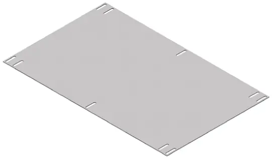 Produktfoto 1 von CAMDENBOSS Stahl Gehäuse-Zubehör, 387 mm Gerätegehäuse Serie 110 x 250 mm