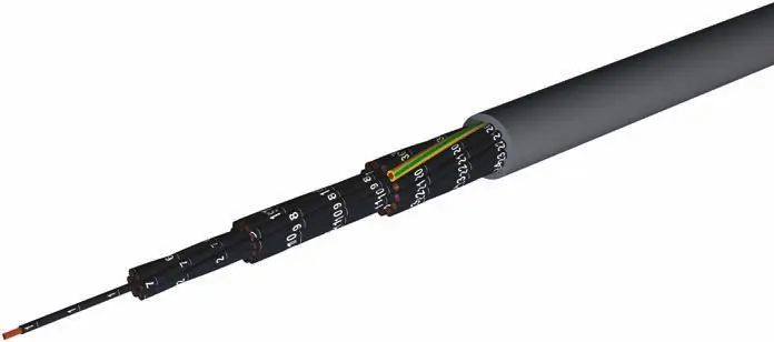 Produktfoto 1 von AXINDUS CAELIFLEX Steuerkabel, 19-adrig 0.75 mm² 18 AWG Grau Ungeschirmt, 50 m, Polyvinylchlorid