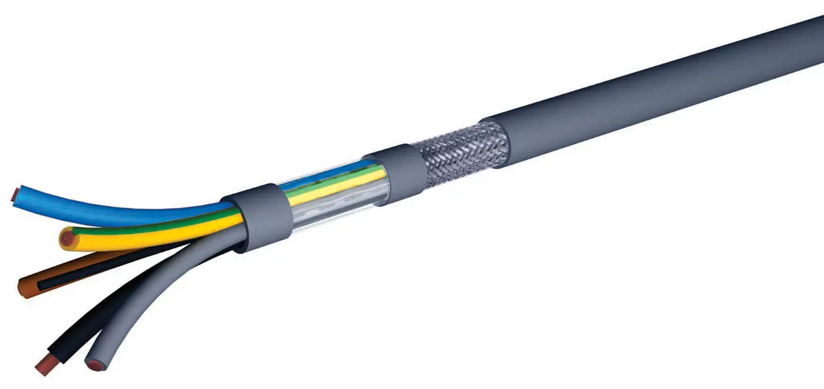 Produktfoto 1 von AXINDUS LIYCY1000 Steuerkabel, 3-adrig 6 mm² 9 AWG Grau Geschirmt, 50 m, Polyvinylchlorid