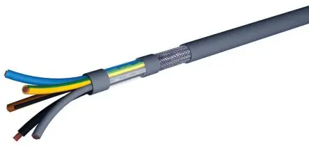 Produktfoto 1 von AXINDUS LIYCY1000 Steuerkabel, 3-adrig 6mm² 9 AWG Grau Geschirmt, 50 m, Polyvinylchlorid