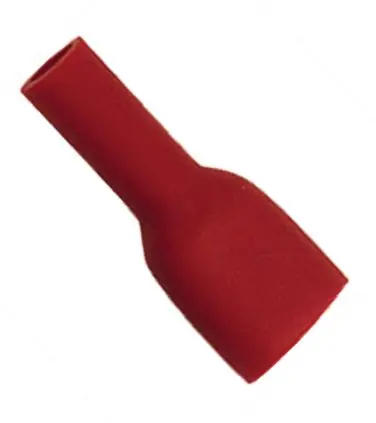 Produktfoto 1 von RS PRO Flachsteckhülse, Rot, Isoliert, 6.3 x 0.8mm, Buchse, 0.5mm² - 1.5mm², 22AWG min