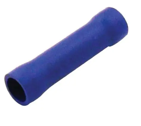Produktfoto 1 von RS PRO Kabelspleißverbinder, Stoßverbinder, Blau, 16 → 14 AWG, Ø 4.8mm, Ges.L 24.5mm, 1.5mm² - 2.5mm², 14AWG max.