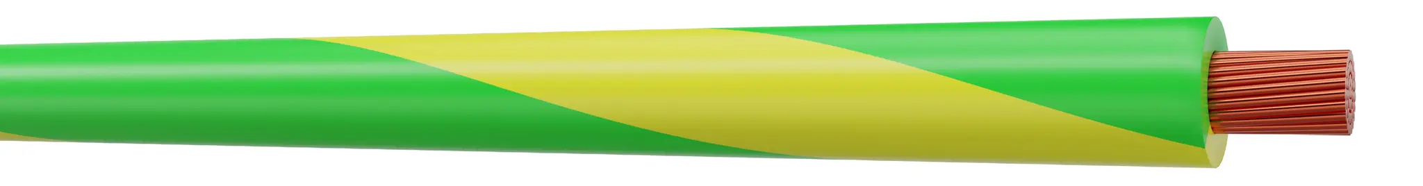 Produktfoto 1 von AXINDUS Einzeladerleitung 1 mm² 100m Grün/Gelb PVC isoliert