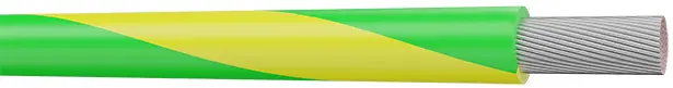 Produktfoto 1 von AXINDUS Einzeladerleitung, 18 AWG 305m Grün/Gelb PVC isoliert Ø 2.8mm