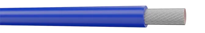 AXINDUS Einzeladerleitung 0,22 mm², 24 AWG 200m Blau PVC isoliert Ø 1 → 1.2mm 7 x 0,2 mm Litzen