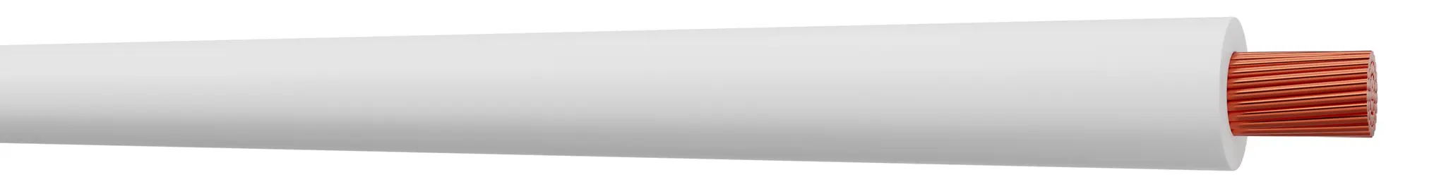 Produktfoto 1 von AXINDUS Einzeladerleitung 2,5 mm² 100m Weiß PVC isoliert