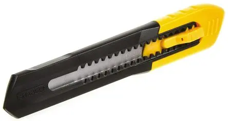 Produktfoto 1 von Stanley Sicherheitsmesser, Leichte Einsätze, Abbrechklinge Einziehbar