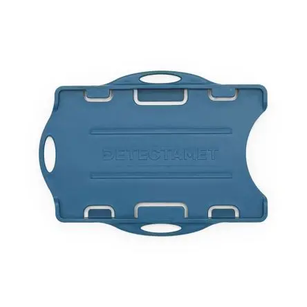 Produktfoto 1 von Detectamet Namensschild Blau Polypropylen L. 97 mm B. 69mm